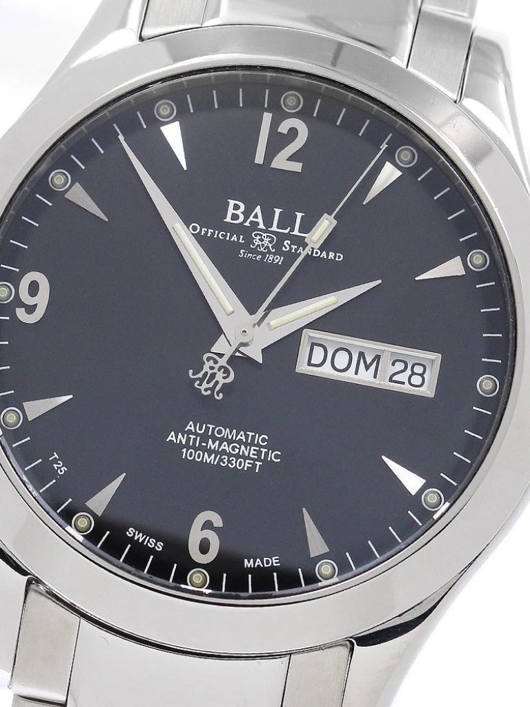 Ballwatch Engineer Ii Nm2026c Date Black Dial Automatic Mens Watch951157